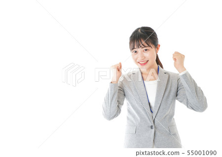 擺在為膽量的年輕職業婦女 擺在為膽量的年輕職業婦女 55001090
