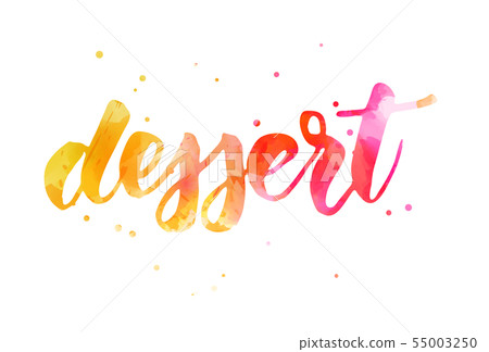 Dessert lettering 55003250