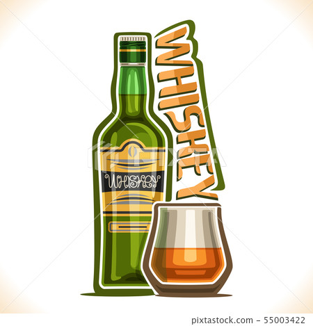 Vector illustration of alcohol drink Whiskey 55003422