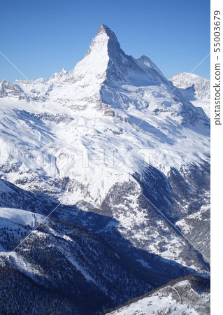 Winter Switzerland Zermatt Ski Area Matterhorn Winter Switzerland Zermatt Ski Area Matterhorn 55003679