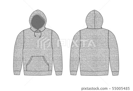 color heathered sweat hoodie