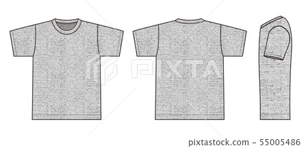 heather gray t shirt back