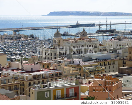 Beautiful view from a hill in Alicante.  55005981
