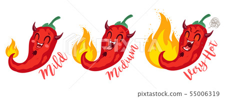 chilli for mexican or thai food 55006319