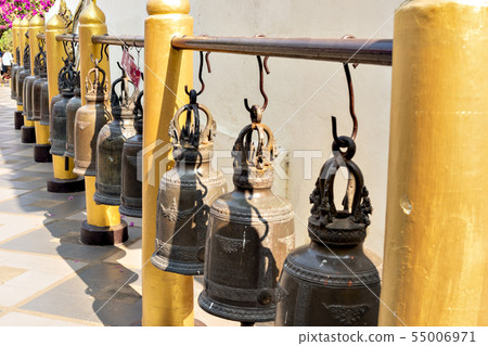 Wat Phra That Doi Suthep-Ratchaworahi Hean Bell in Chiang Mai, Thailand Wat Phra That Doi Suthep-Ratchaworahi Hean Bell in Chiang Mai, Thailand 55006971