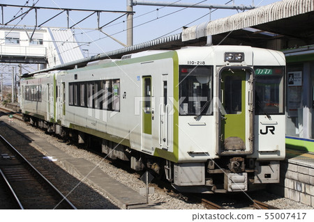 八號線Kiha 110型停在駒間河站 八號線Kiha 110型停在駒間河站 55007417