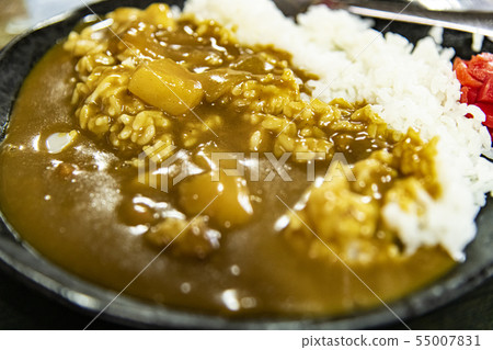 Delicious curry rice 55007831