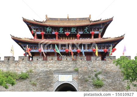 Dari Ancient Castle South Gate Yunnan China Dari Ancient Castle South Gate Yunnan China 55010927