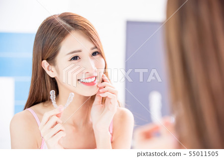 Beauty skin care woman Beauty skin care woman 55011505