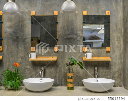 New public restroom of a modern hostel 55012394
