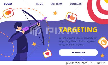 Businessman Aiming Arrow to Target Board Challenge Businessman Aiming Arrow to Target Board Challenge 55018494