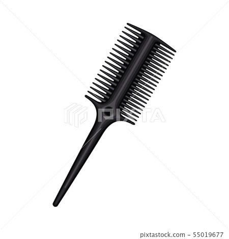 Cartoon black two side hairbrush 55019677