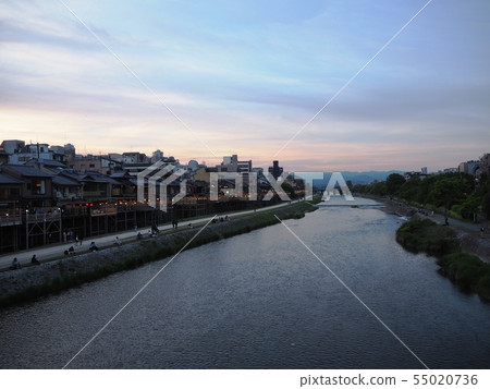 Dusk of the Kamogawa 55020736