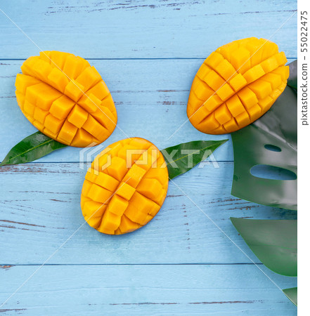 Mandarin cut Mango cut Mango Flat lay Mango cut Mango Mandarin cut Mango cut Mango Flat lay Mango cut Mango 55022475