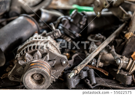 Thailand, Engine, Old, Car, Scrap Metal 55022575