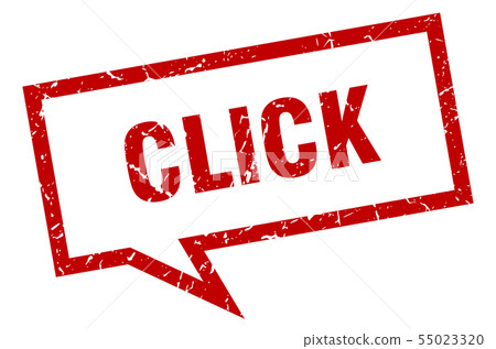 click sign. click square speech bubble. click click sign. click square speech bubble. click 55023320