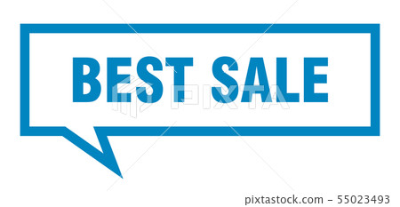 best sale sign. best sale square speech bubble. 55023493