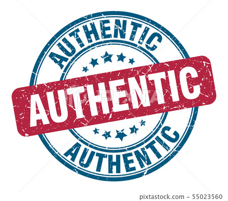 authentic stamp. authentic round grunge sign. authentic stamp. authentic round grunge sign. 55023560
