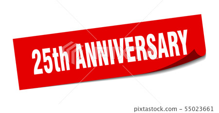 25th anniversary sticker. 25th anniversary square 25th anniversary sticker. 25th anniversary square 55023661