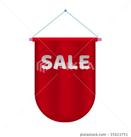 Sale banner. Realistic 55023751