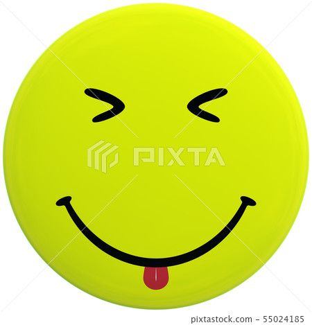 CG 3D illustration 3D design smile smile piece mark icon background transparent cutout CG 3D illustration 3D design smile smile piece mark icon background transparent cutout 55024185