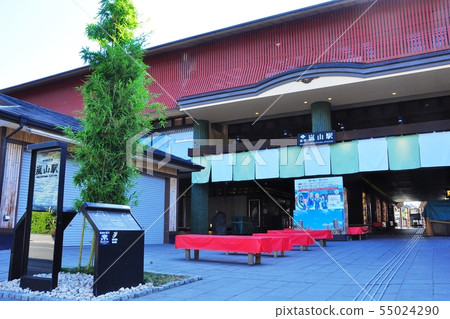 Cityscape of Kyoto Early morning Arashiden Arashiyama Station 55024290