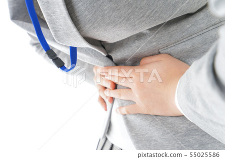 Young career woman suffering in poor health Young career woman suffering in poor health 55025586