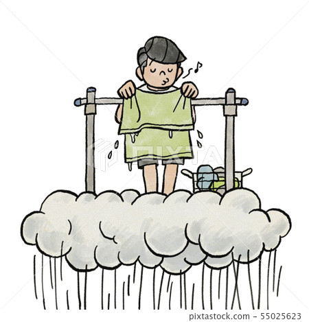 Outside is above the clouds Outside is above the clouds 55025623