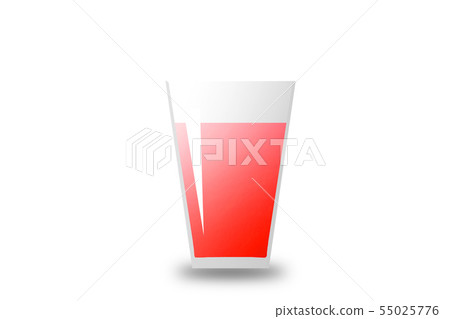 Illustration of tomato juice in a glass Illustration of tomato juice in a glass 55025776