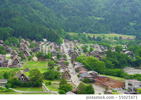 shirakawa-go, shirakawago, landscape 55025871