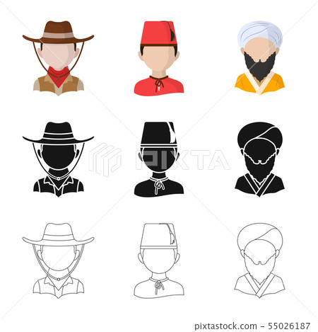 Isolated object of imitator and resident symbol. Collection of imitator and culture stock symbol for Isolated object of imitator and resident symbol. Collection of imitator and culture stock symbol for 55026187