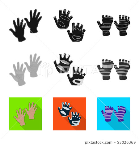 Isolated object of silhouette and safety logo. Set of silhouette and comfort vector icon for stock. Isolated object of silhouette and safety logo. Set of silhouette and comfort vector icon for stock. 55026369