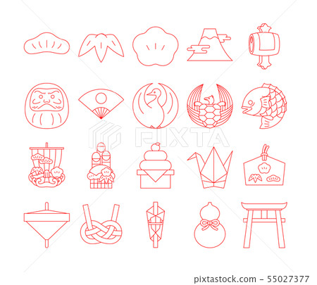 New Year Icon (thin) New Year Icon (thin) 55027377