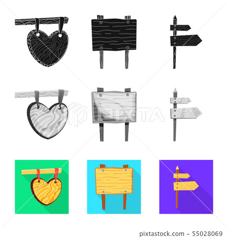 Isolated object of raw and forest logo. Collection of raw and hardwood vector icon for stock. Isolated object of raw and forest logo. Collection of raw and hardwood vector icon for stock. 55028069