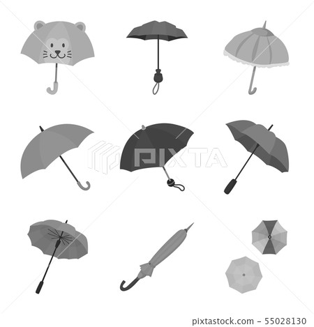 Vector design of fashion and safety sign. Set of fashion and closed stock symbol for web. 55028130
