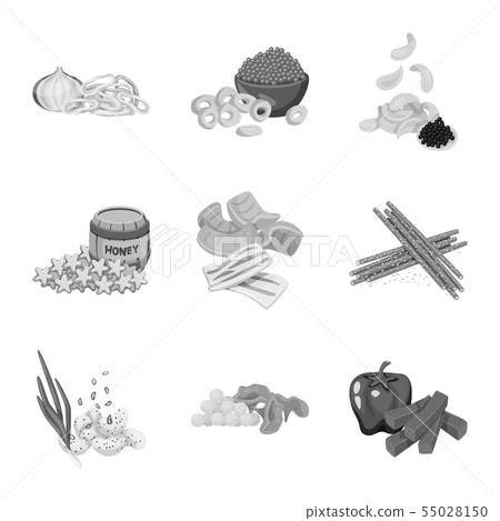 Isolated object of taste and cooking icon. Collection of taste and seasonin stock vector Isolated object of taste and cooking icon. Collection of taste and seasonin stock vector 55028150