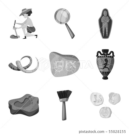 Vector design of story and discovery symbol. Collection of story and items stock vector illustration 55028155