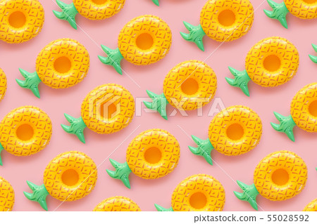 Seamless pattern with Inflatable penapples on a 55028592