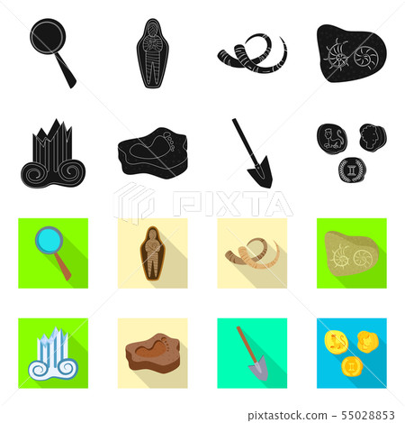 Isolated object of story and items symbol. Set of story and attributes stock vector illustration. Isolated object of story and items symbol. Set of story and attributes stock vector illustration. 55028853