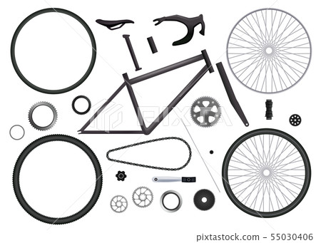 Bicycle Replacement Parts Set 55030406