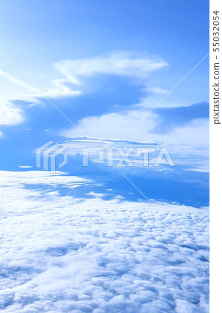 vertical cloudy sky background. vertical cloudy sky background. 55032054