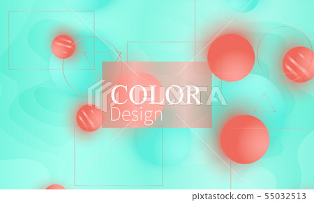 Color background. Fluid pattern. 55032513