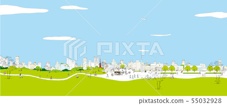 Illustration of the city 55032928