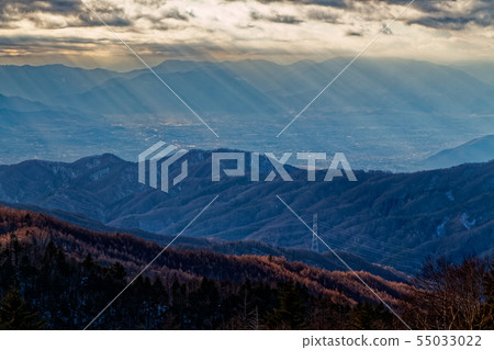 從Owase線看的甲府盆地都市風景 55033022