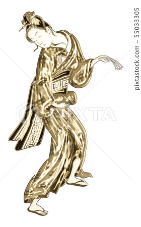 Ukiyoe female 19 gold version 55033305