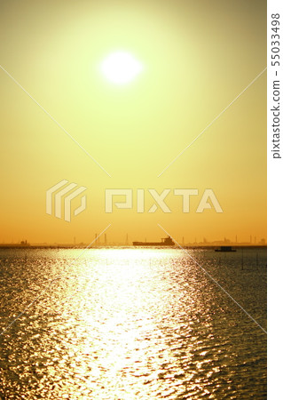 Evening sea 55033498