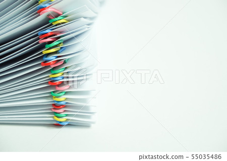 Pile of documents 55035486