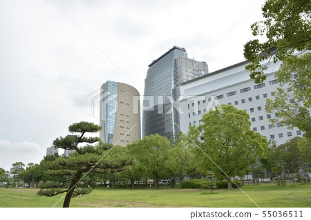 [大阪府]谷町4丁目附近的城市風景 55036511