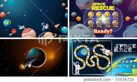 Set of space games Set of space games 55036728