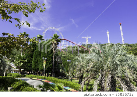 Brazilian Park Kashiwa-yama Highland Ferris wheel and roller coaster Kojima Kurashiki, Okayama Prefecture Brazilian Park Kashiwa-yama Highland Ferris wheel and roller coaster Kojima Kurashiki, Okayama Prefecture 55036732